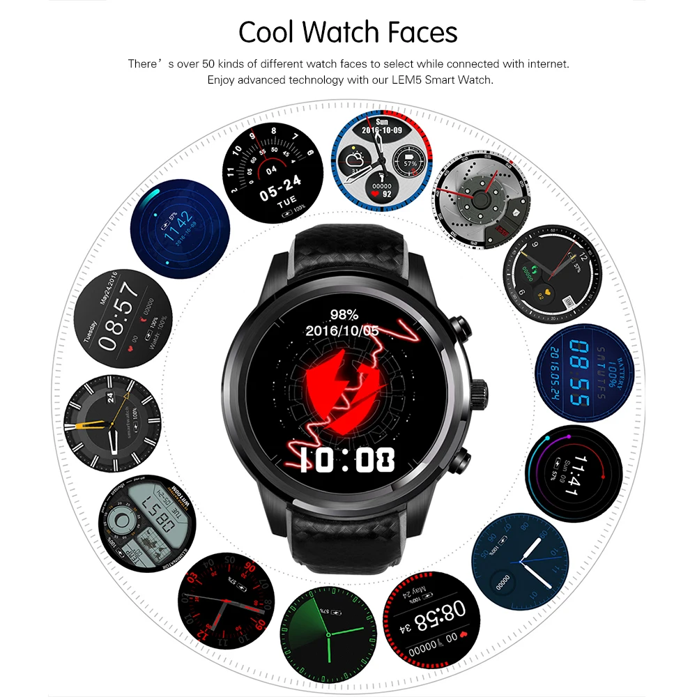 Finow X5 Lem5 Смарт часы водонепроницаемые ios android мобильный телефон reloj smartwatch hombre aplle