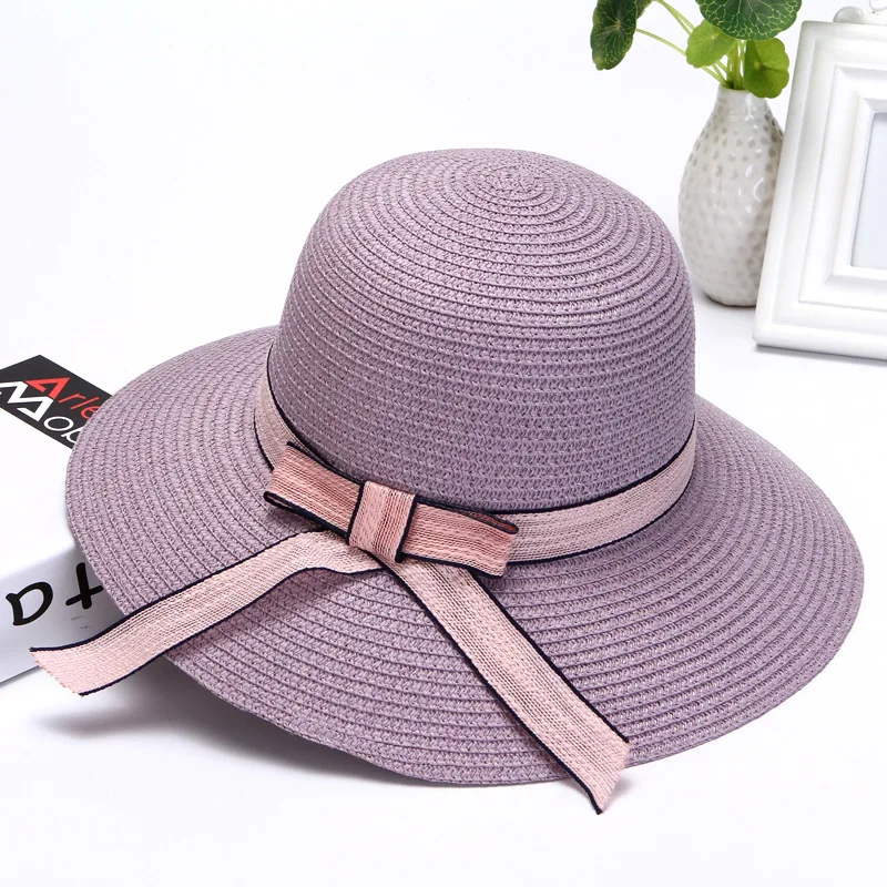 

New Fashion Sun Hats Women Summer Straw Caps Women Panama Beach Hat Lady Summer hat Sun Hat for Girls gorras