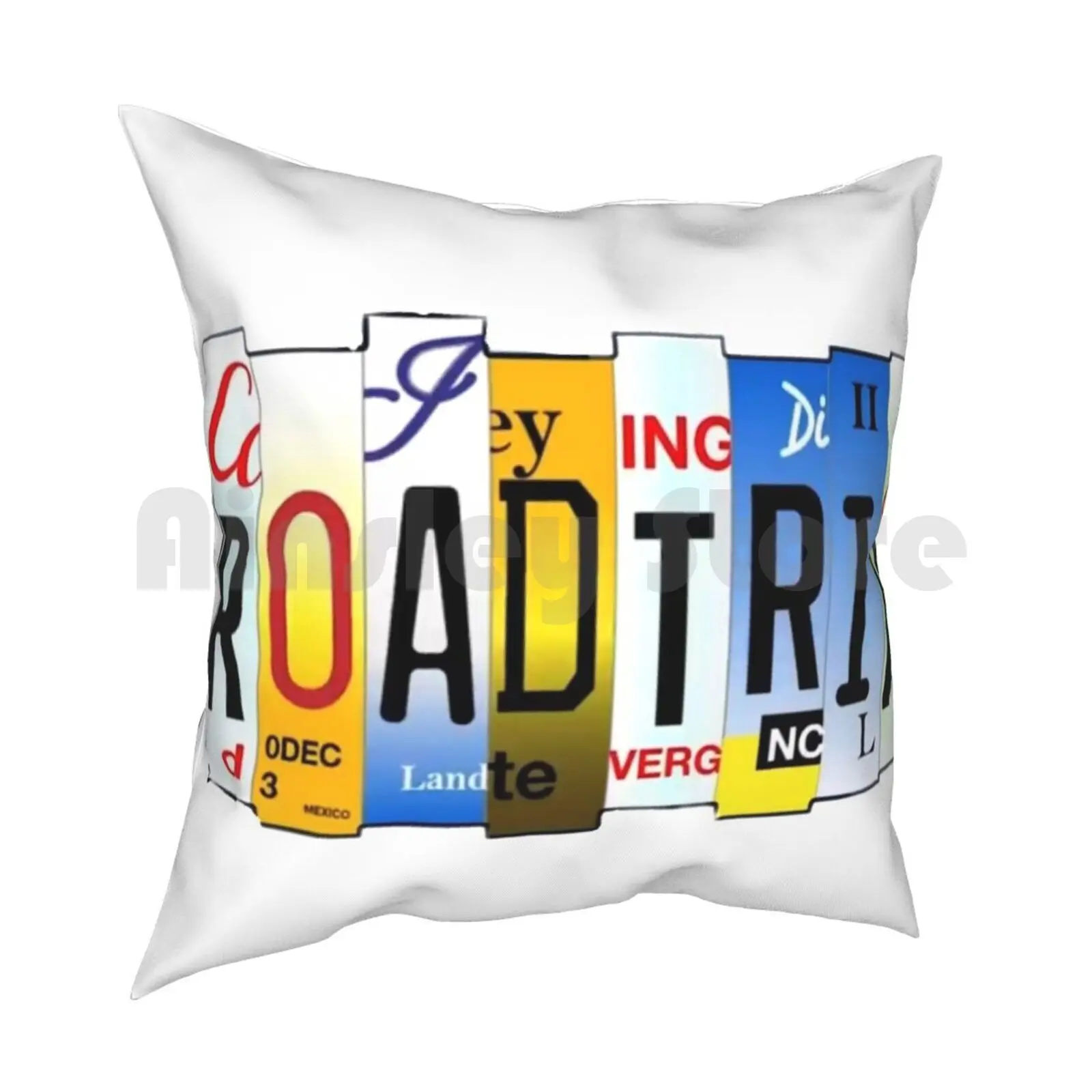 Roadtriptv наклейка подушка для дома с рисунком мягкая фотообложка дорожной поездки