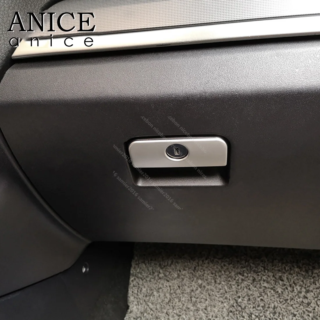 Стальной чехол для перчаток подходит Mitsubishi Pajero V93/V97 2007 2008 2009 2010 2011 2012 2013 2014 2015 2016 2017