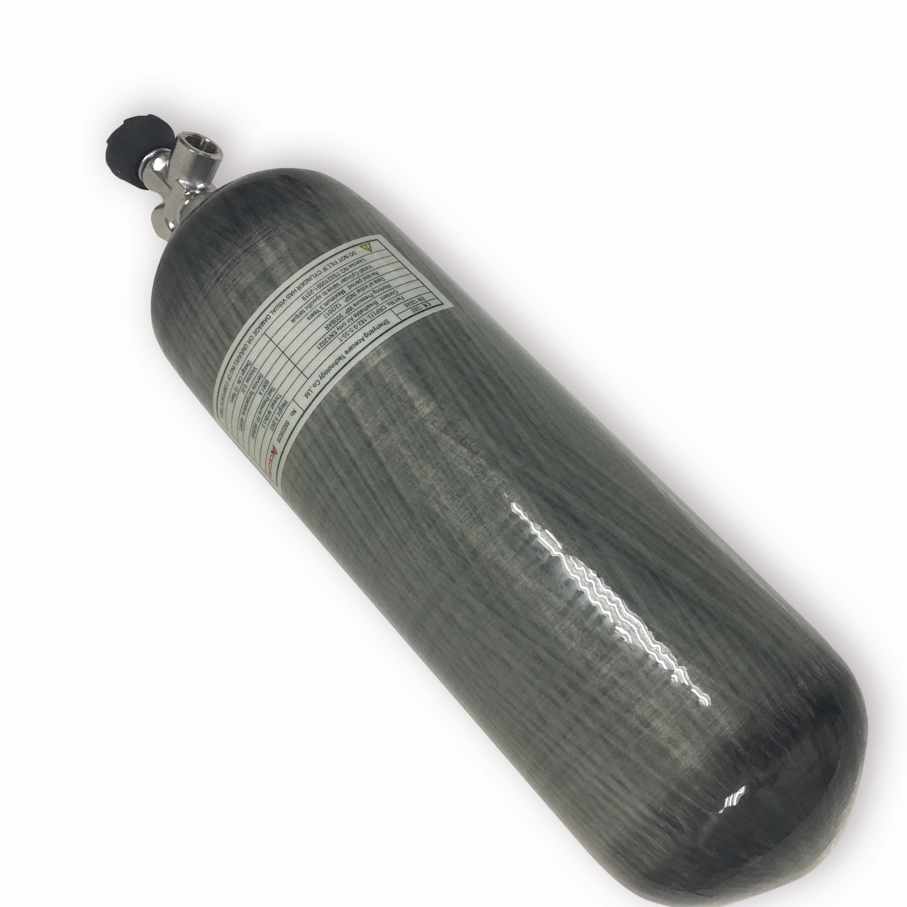 AC10931 Cylinders 9L 300Bar Carbon Fiber Tank Valve Scuba/Pcp Cylinder Compressed Air Guns To Hunt Airforce Condor Pcp Gun | Безопасность