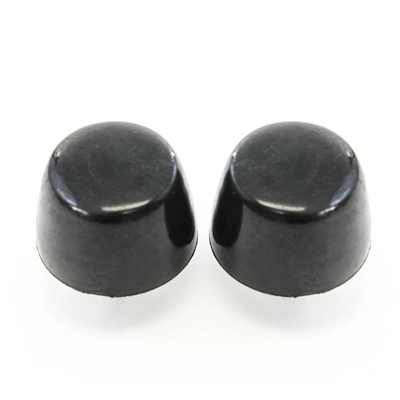 

2Pcs Black Plastic Bumper Cushion Hood Bump Stop for Jeep Wrangler JK 1987-2018