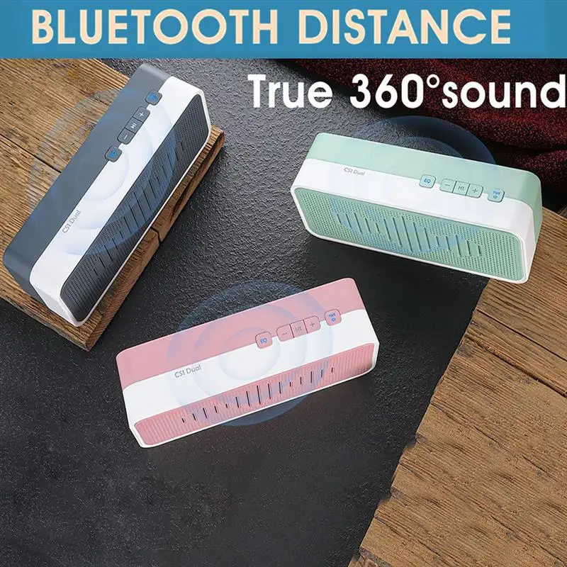 

Bluetooth Speaker Wireless 30H Playing Time Stereo True Portable Outdoors Waterproof Speaker For Mobile Phone Tablet Laptop