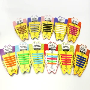 Imported Children's Shoe Laces Without Ties Silicone Shoelaces Elastic Easy To Put On And Take Off Little Bab