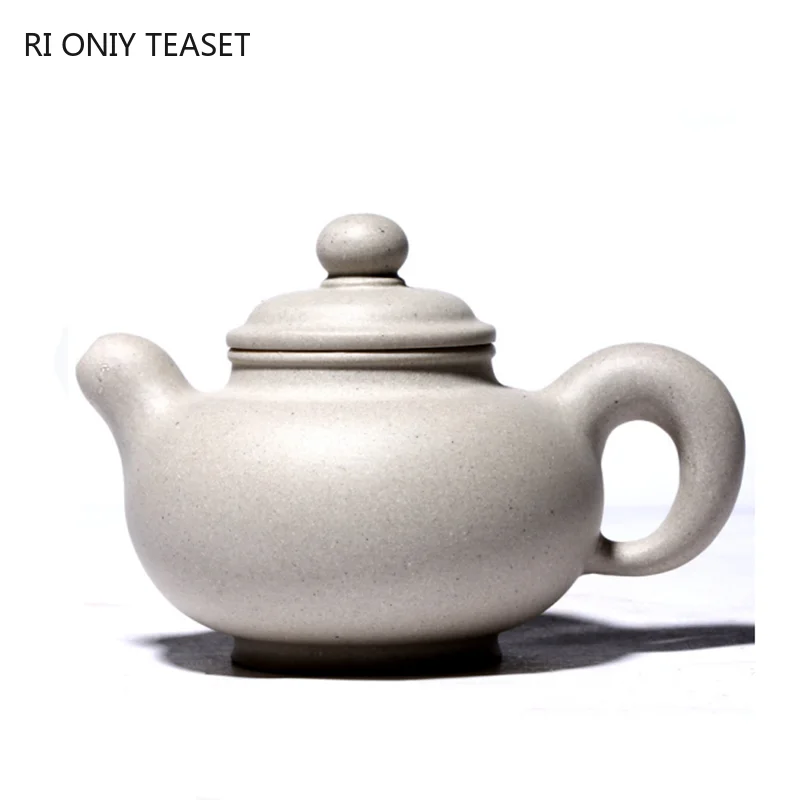 200ml Master Handmade Yixing Purple Clay Teapot Raw Ore White Mud Tea Pot Zisha Filter Beauty Kettle Home Customized Tea Set