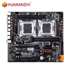 Материнская плата HUANANZHI X79-4D, два процессора, для E-ATX ПК E5 2680V2 DDR3 133316001866 МГц, 128 ГБ, PCI-E, SATA3, USB3.0, Intel X79, LGA 2011