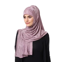 stretchy jersey hijab dubai silk soild color hijabs scarf shawls for netherlands muslim women shawls headwrap turban headband