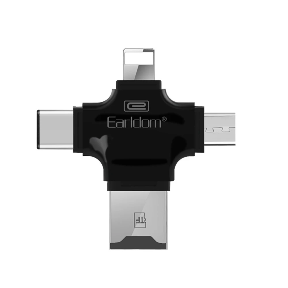 FDBRO 4 в 1 type c/Micro USB/USB 2 0 считыватель карт памяти Micro SD кардридер android otg ридер для iphone 7