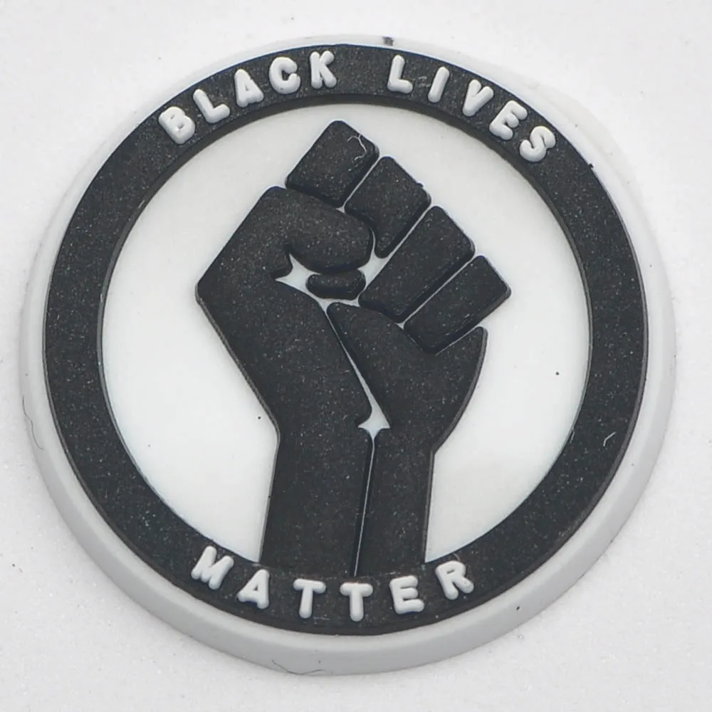 Wholesale Custom Shoe Charms PVC I Can Not Breathe Shoe Accessories