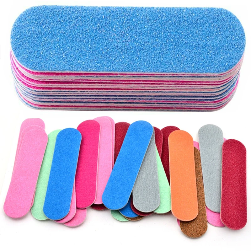 

5pcs Mini Nail File Disposable Nail Peeling Buffer Skin Nail Art Tool