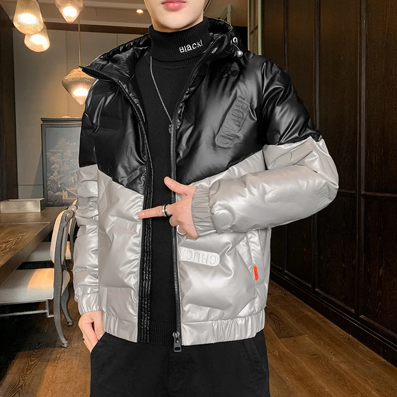Down Jackets Men Winter Jacket Men Fashion Thick Warm Parkas Fur White Duck Down Coats Casual Man Waterproof Down Jackets M-4XL