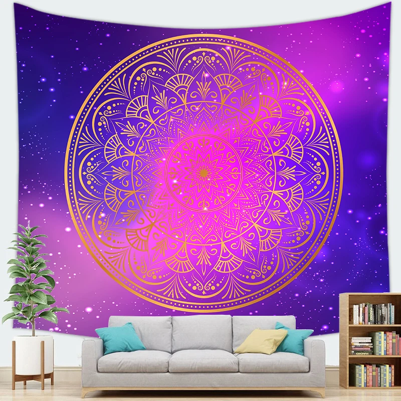 Оптовая продажа цветной гобелен из серии дурмана украшение для дома настенное |