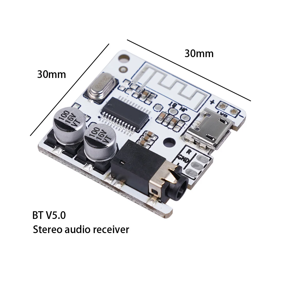 BT5.0 аудио-приемник 3 7-5 В плата MP3 Стандартная DIY Поддержка WAV/FLAC/MP3 беспроводной