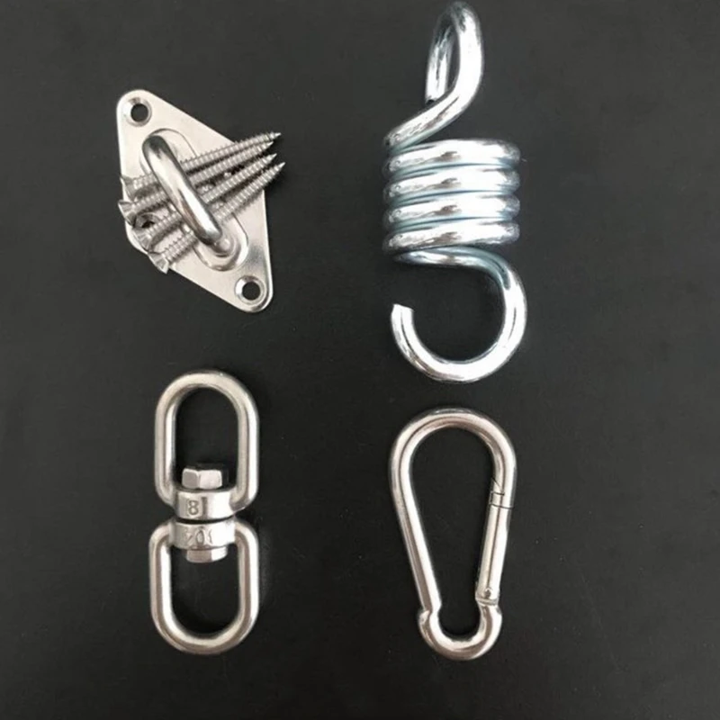 2 шт. поворотный крючок для гамака из нержавеющей стали | Дом и сад