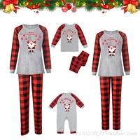 matching family outfits autumn and winter family look party pajama sets mommy and dad matching christmas clothes pajamas sets