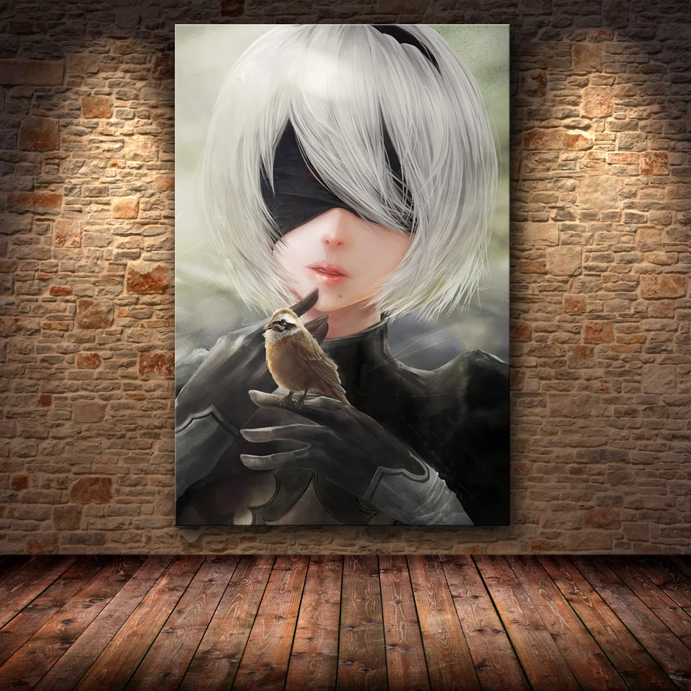 06 Картина для украшения плаката без рамы NieR: Automata на HD холсте, Картина на холсте, художественная настенная живопись, картины на холсте - Цвет: 06