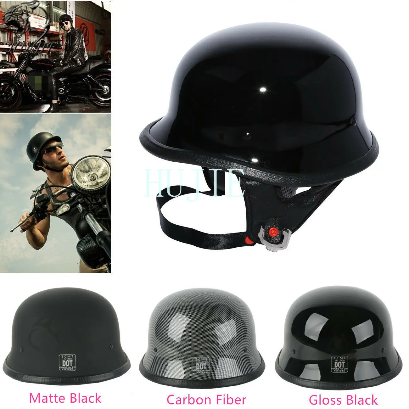 Двигатель Новый M L XL DOT немецкий полулицевой шлем ДЛЯ Chopper Cruiser Байкерский Dot