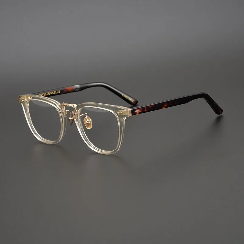 

Brand Designer Japanese Acetate Glasses Frame Men High Quality Clear Lens Eyeglasses Women Prescription Eyewear Spectacles Stacy