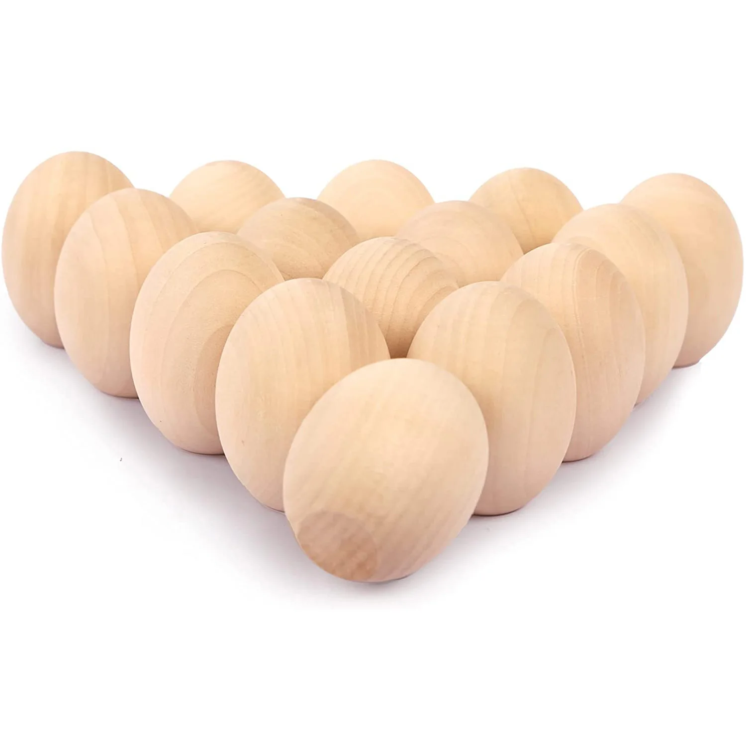 

Необработанные деревянные пасхальные яйца, 10 шт.