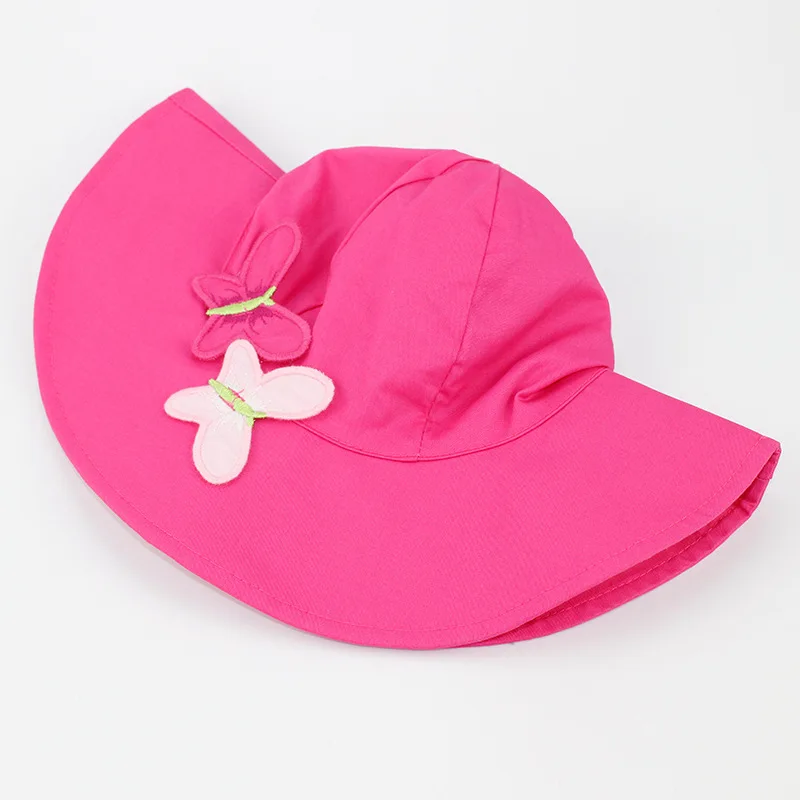 Летняя шляпа для девочек Панама от солнца пляжные кепки с большими полями