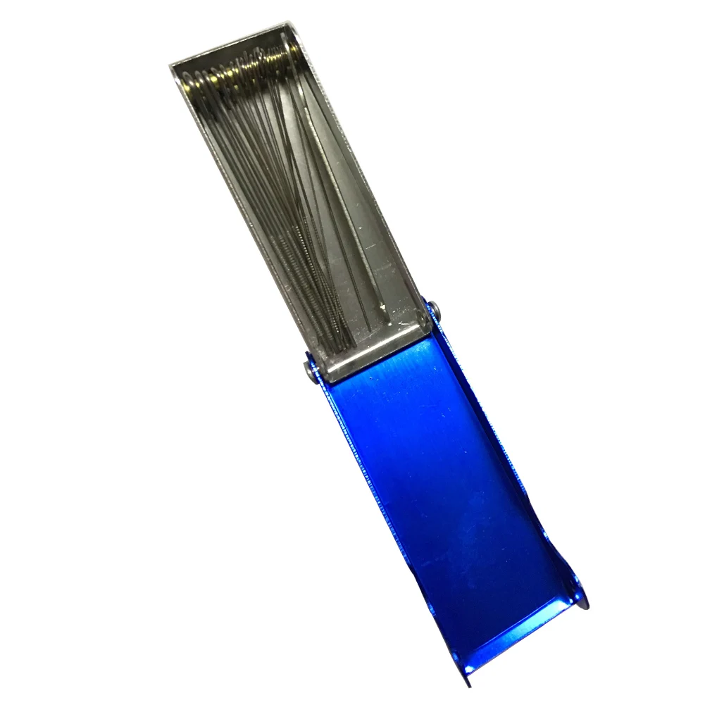 

Needle File Stainless Steel Mini Nozzle Cleaner Welding Torch Portable Aluminum Case Blue 13 In 1 Tip