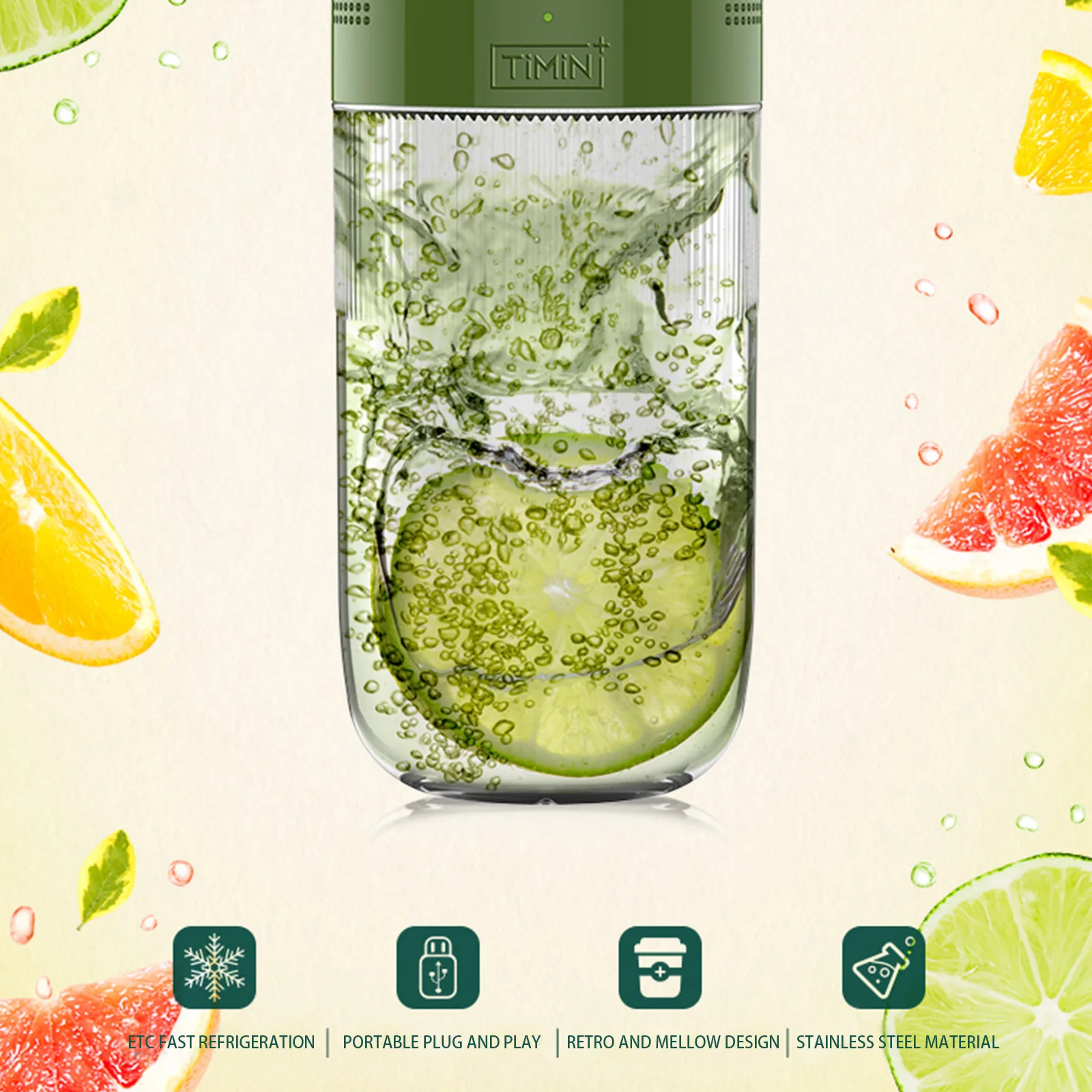 USB быстрой заморозки автомобильное охлаждение чашка Автомат для подачи холодных