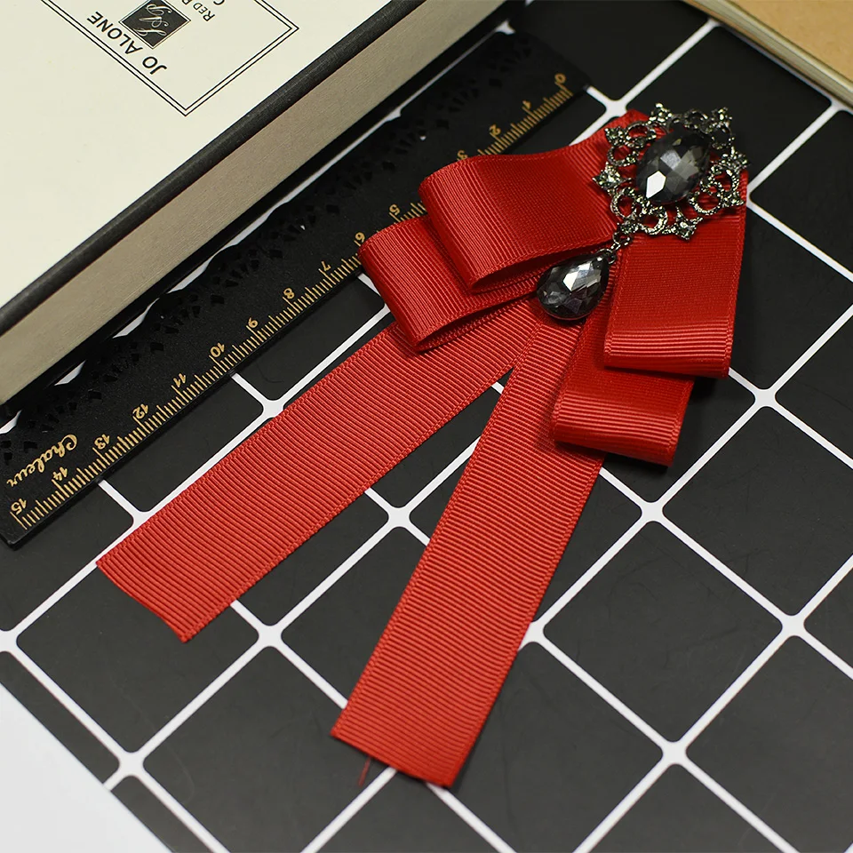 I Remiel Винтажная брошь в виде галстука бабочки булавки и броши для воротника