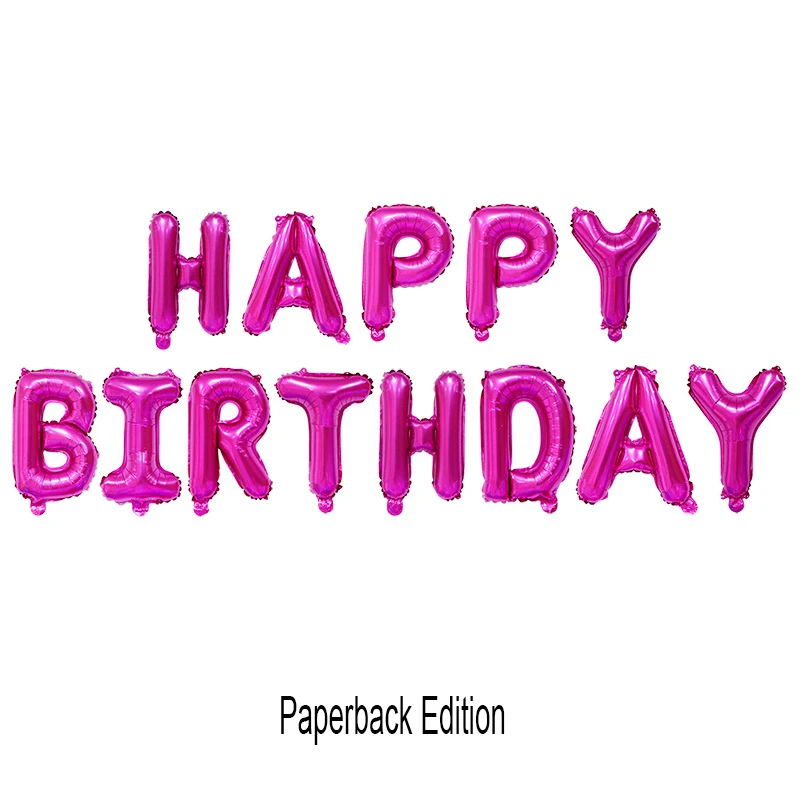 

1 Set of 16-Ｉnch Aluminum Film Letter Balloon Wedding Decoration Anniversary Wedding Party Banner Rainbow Combination Decoration