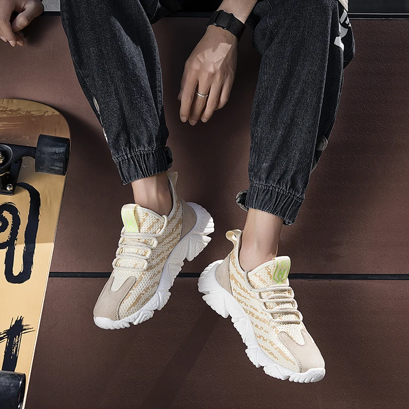 

Shoes-for-men Summer Breathable Men Shoes Zapatillas Transpirables Man Sport Men's Shoe Breathabl Mesh Hip Hop