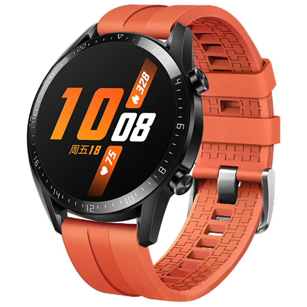 

For Huawei Watch band Replacement Sports Silicone Watch Band Wrist Strap For Huawei Watch GT2 46mm