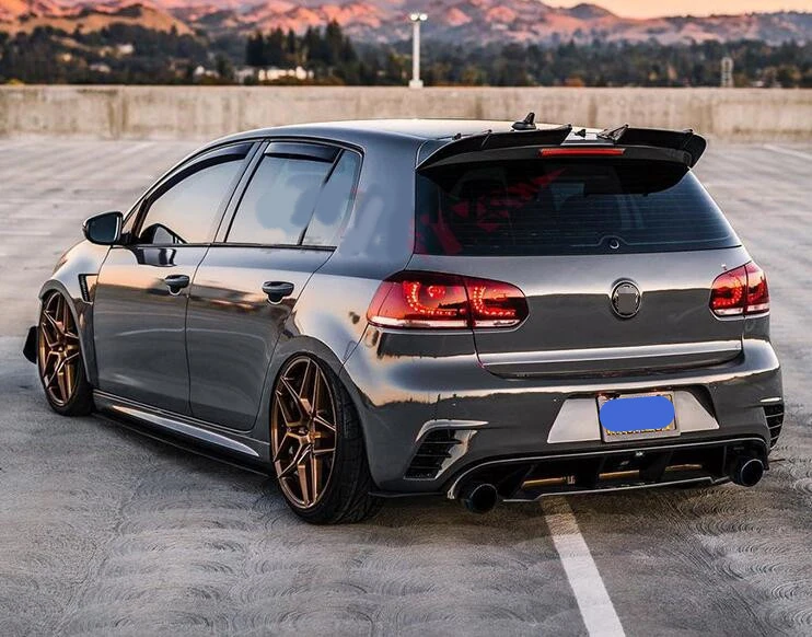 Спойлер для Golf 6 MK6 2011-2018 7 R GTI MK7 спойлер golf 5 R20 AK-K 2D ABS Материал Автомобильный задний