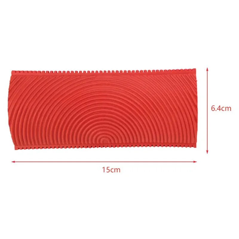 

4Pcs Wood Grain Tool Wall Empaistic Rubber Square Graining Pattern Stamp Tool For Wall Painting Decoration DIY
