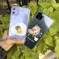starry forest a lazy day bear transparent tpu soft cases for iphone 11 pro max xr xs 7p 8p protective shell