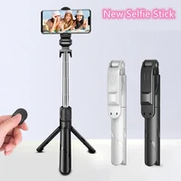 3 in 1 selfie stick handheld monopod shutter foldable mini wireless bluetooth tripod with remote control for iphone ios android