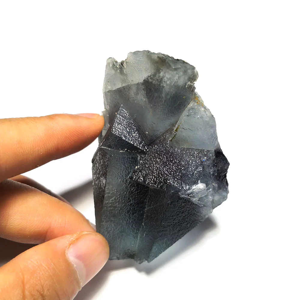 

173g B5-2a Natural Gradient Blue Fluorite Mineral Crystal Specimen Decoration Gift From Inner Mongolia, China