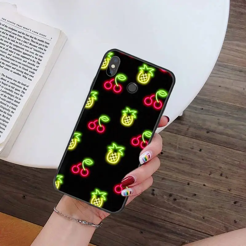 

Cute Cherry Peach cartoon design Phone Case For Xiaomi Redmi 7 9t 9se k20 mi8 max3 lite 9 note 8 9s 10 pro Soft Silicone