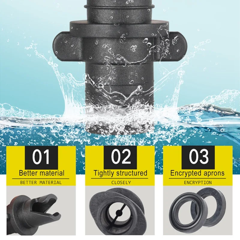 

Rubber Boat Air Valve Adapter Boat Air Valve Adapter Surfboard Air Valve Inflatable Swivel Adapter Tools