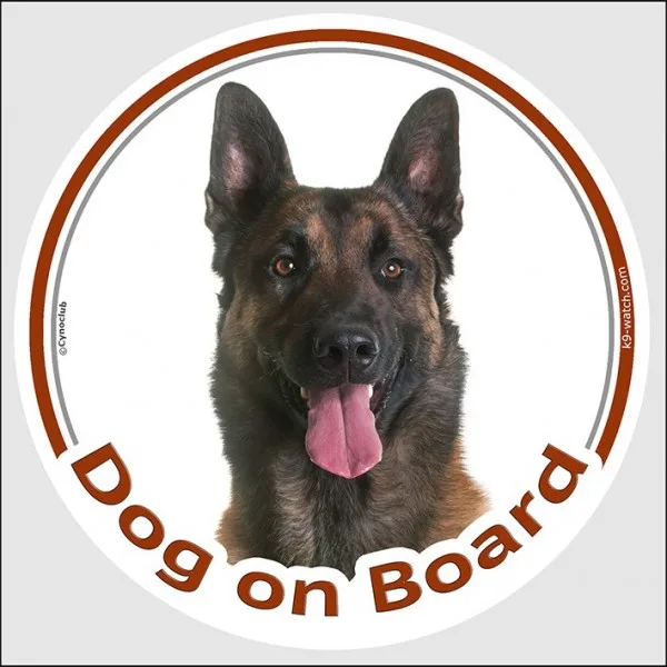 

Dog on Board Malinois Vinyl Decal Car Stickers for Car-window Bumper Door Hood Wall Pet Dog Decor