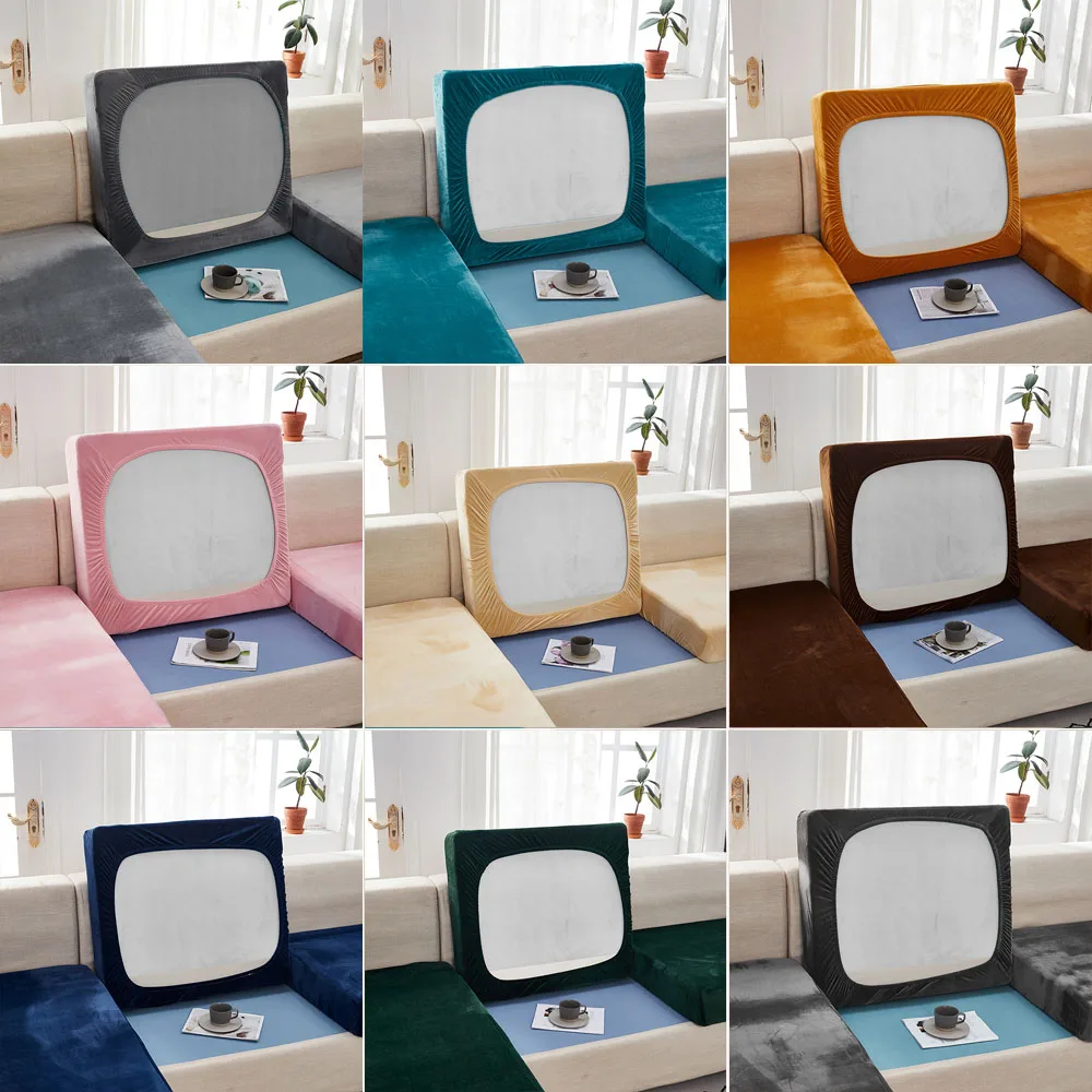 

1 шт., Бархатные чехлы на подушки для дивана, Угловое кресло