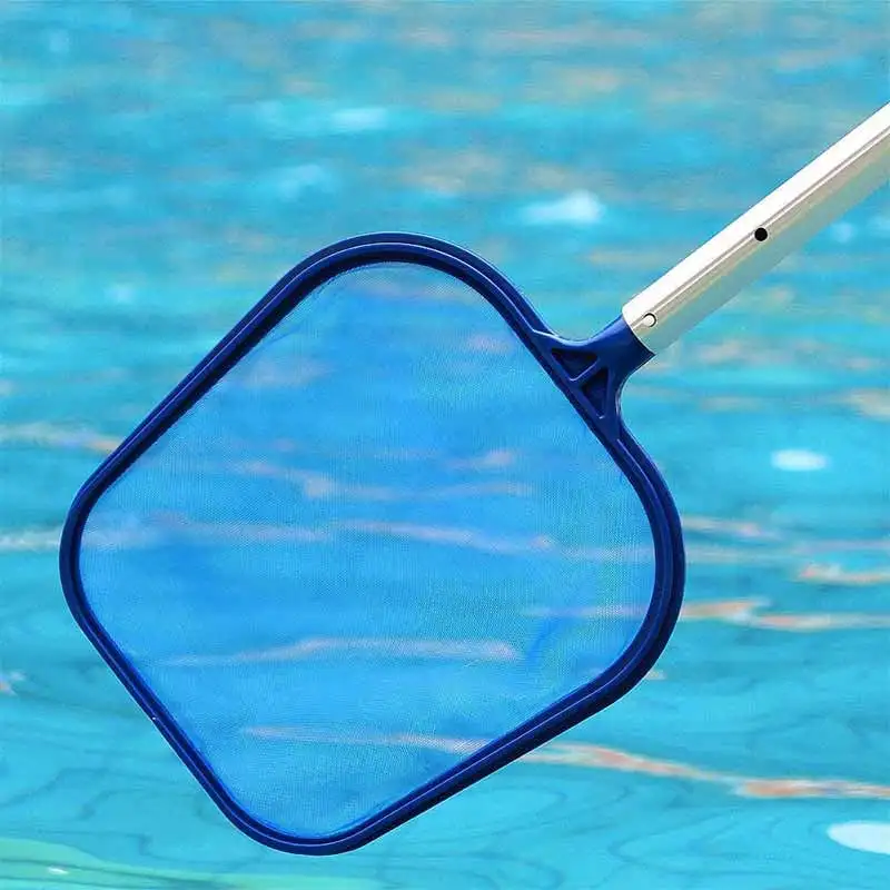 

Swimming pool fishing net with 5 section rod shallow net cleaner swimming pool spa tool