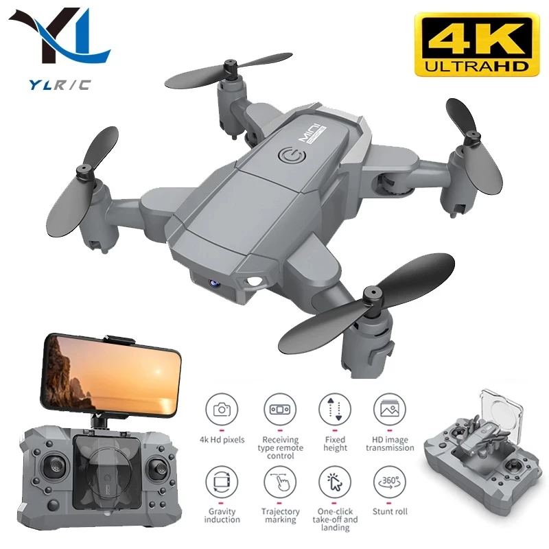 Новый мини KY905 Дрон 4K HD камера GPS WIFI FPV vision складной rc Квадрокоптер