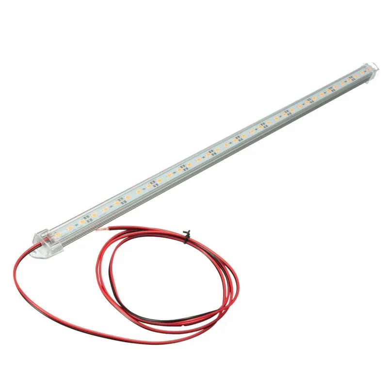 1 шт. алюминиевый теплый белый 50 см 5630 SMD 36 светодиодный светильник 12 В DC