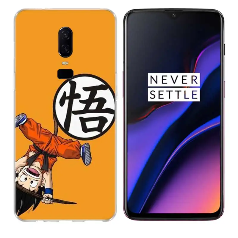 Милый Мягкий ТПУ силиконовый чехол для телефона goku Kids dragon Ball OnePlus One Plus 7 Pro 5 5T 6T 6
