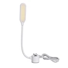 Светодиодсветильник лампа для швейной машины, водонепроницаемый рабочий светильник с COB матрицей и магнитным основанием, 6 Вт, для промышленных дрелей и прессов