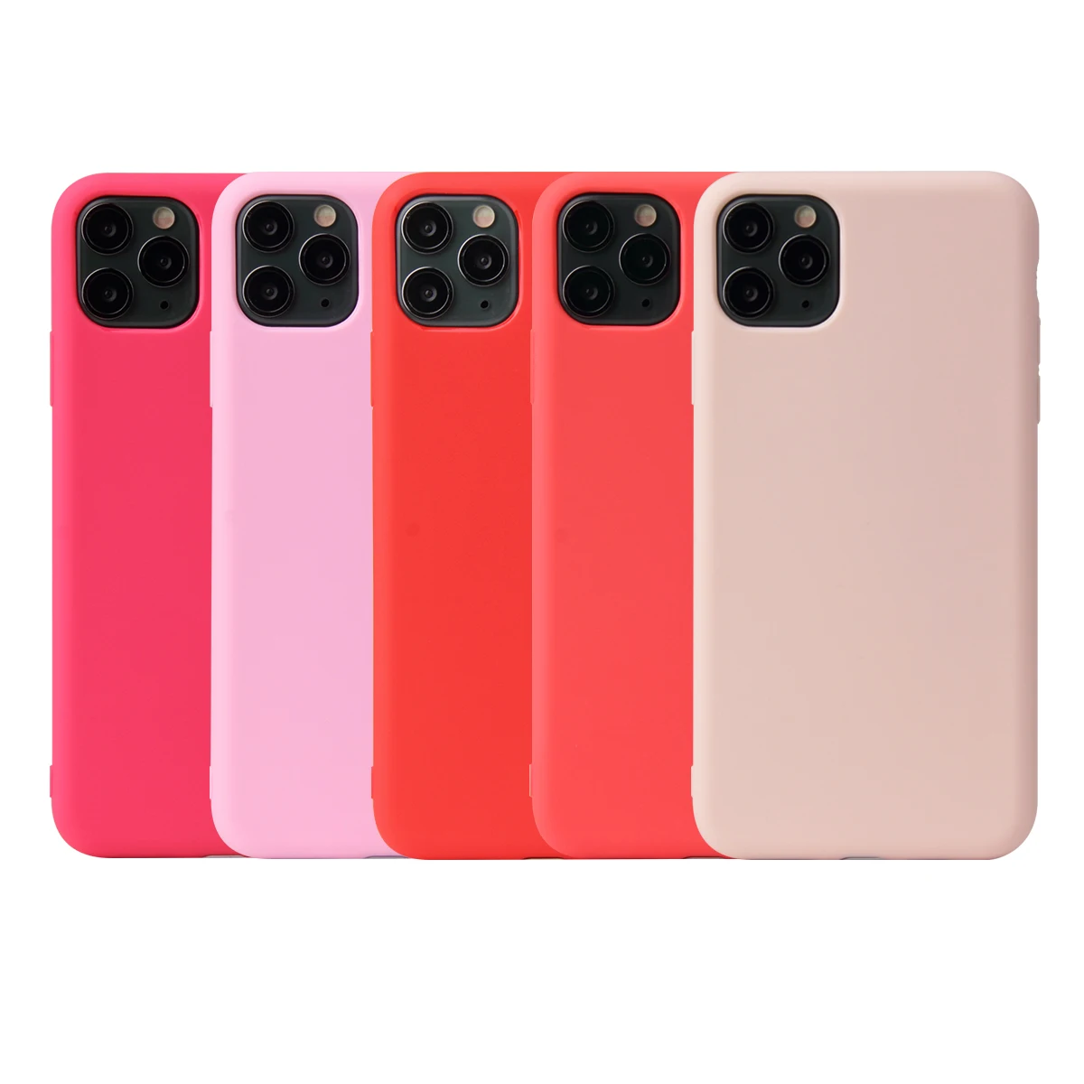 Для IPhone 11 Pro Max чехол, силиконовый,, карамельный цвет, тонкий, мягкий, TPU, задняя крышка для Apple IPhone X XS Max XR 7 8 6S Plus