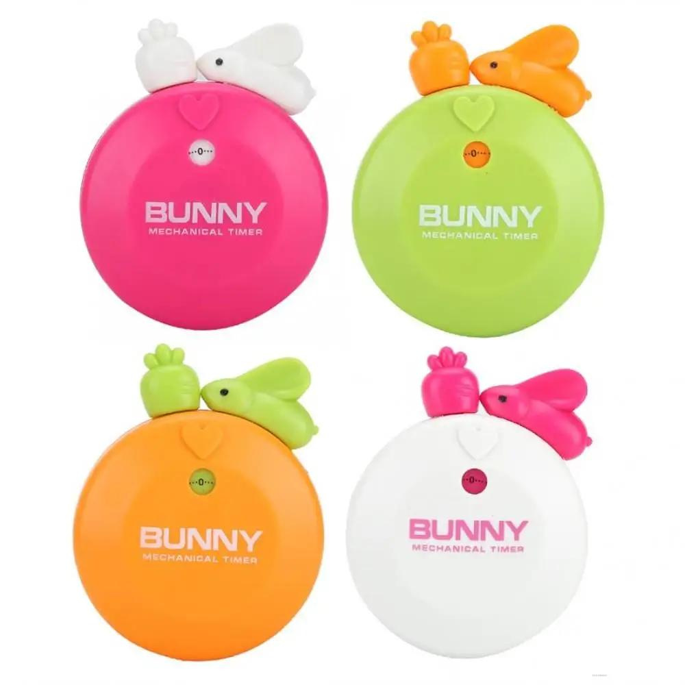 

Cartoon Rabbit Mechanical Manual Kitchen Cooking Timer Alarm Reminder Timepiece Countdown Tool Cooking Tools Kitchen Gadgets