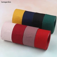kewgarden 40mm 25mm 10mm linen fabric layering cloth ribbons diy corsage bow hair accessories handmade tape webbing 10 meters