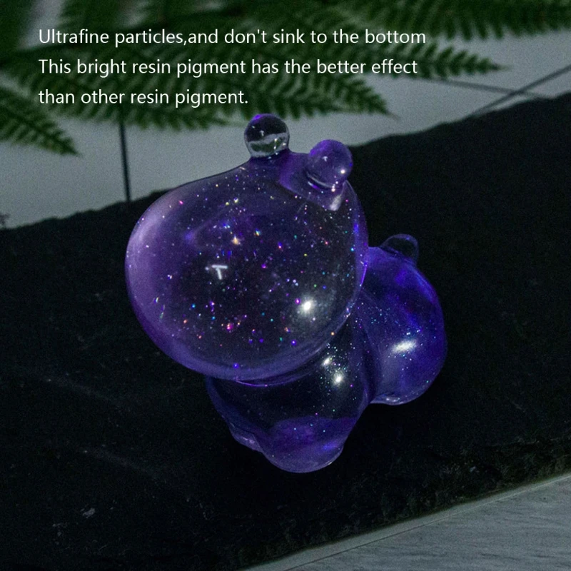 

24 Color Super Bright Resin Pigment Kit Transparent Epoxy UV Resin Coloring Dye