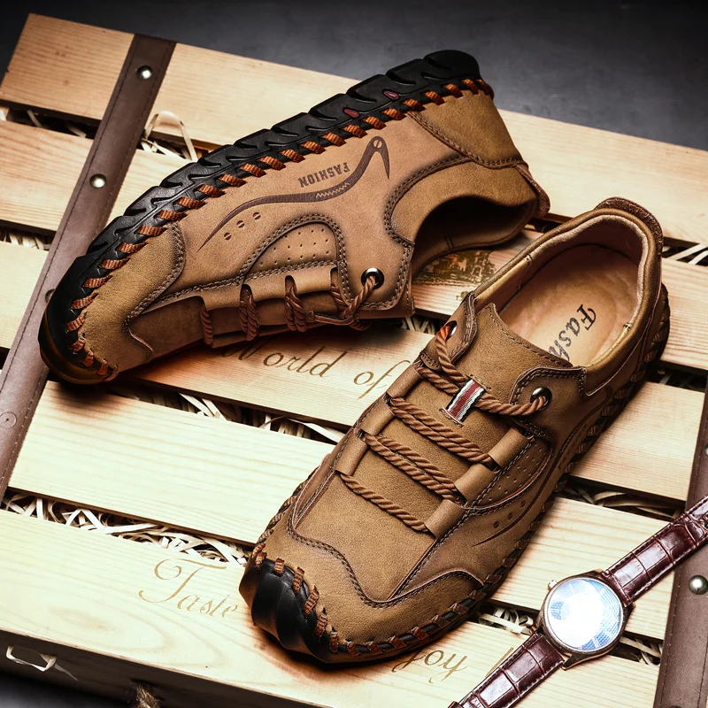 ZUNYU/Новая летняя мягкая мужская повседневная обувь дышащие кожаные лоферы ручной