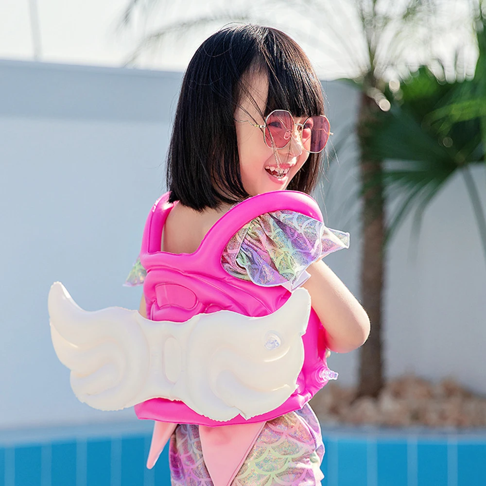 

Детские плавательные кольца пены мультфильм кронштейн для малышей Кольцо плавучий жилет одежда плавающий детский спасательный жилет Детс...